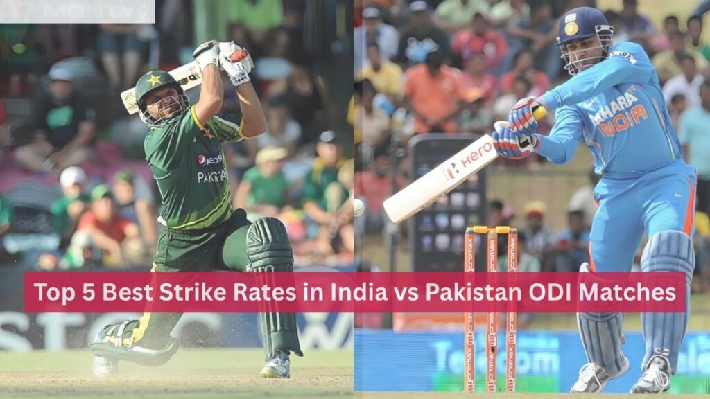 Best Strike Rates in India vs Pakistan ODI Matches