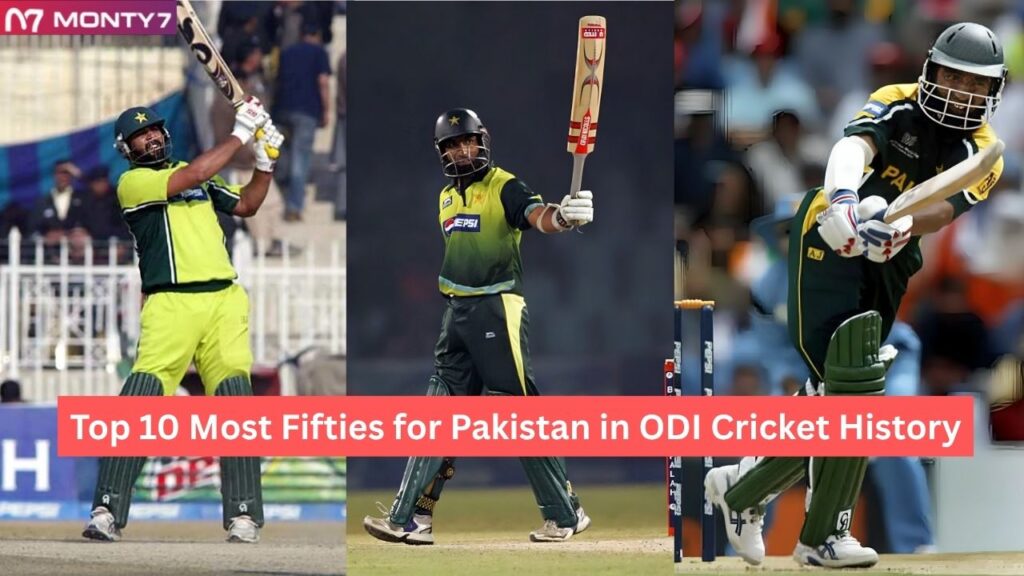 Most Fifties for Pakistan in ODI Cricket History