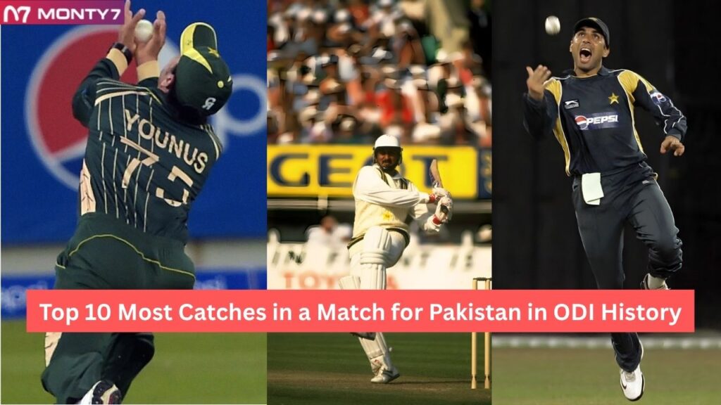 Most Catches in a Match for Pakistan in ODI History