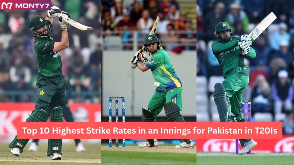 Highest Strike Rates in an Innings for Pakistan in T20Is