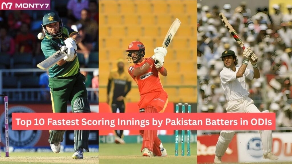 Fastest Scoring Innings by Pakistan Batters in ODIs