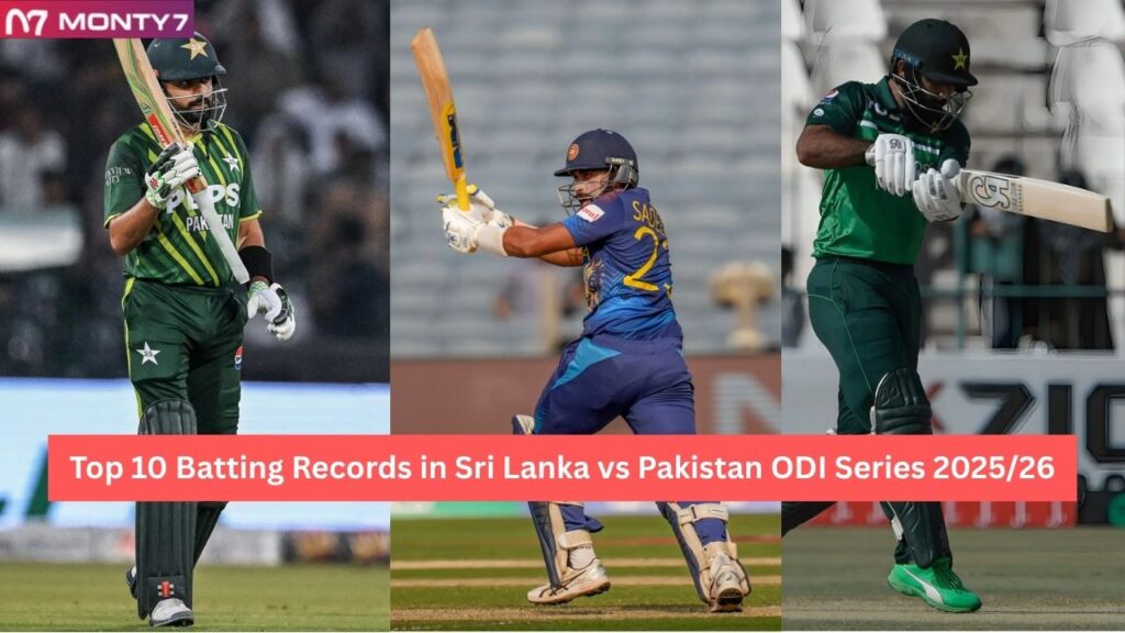 Batting Records in Sri Lanka vs Pakistan ODI Series 2025/26