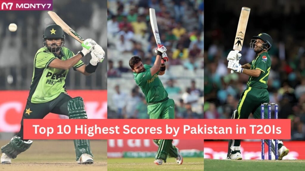 Highest Scores by Pakistan in T20Is