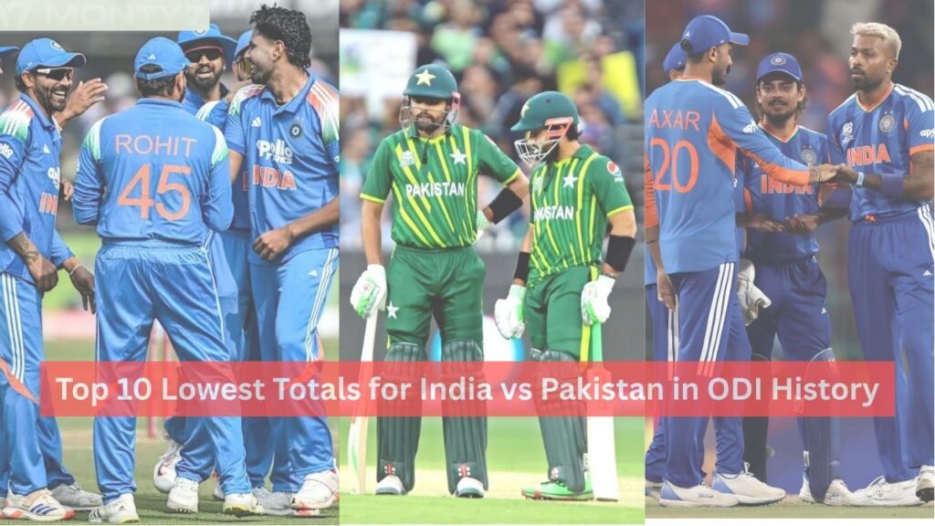 Lowest Totals for India vs Pakistan in ODI History